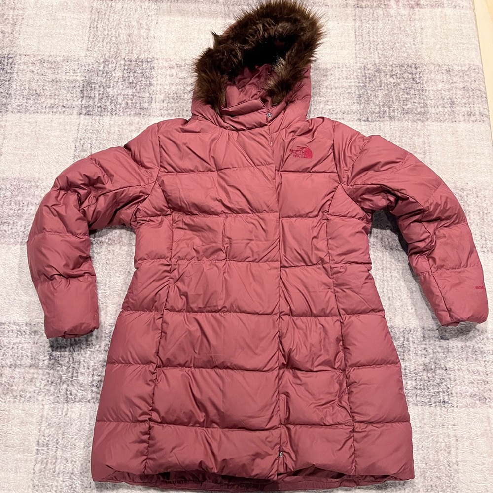 BNWT Women’s The North Face New Dealio Down Parka Wild Ginger XXL